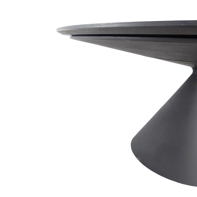 Round Clay Concrete Dining Table by Marc Krusin for Desalto For Sale - Image 4 of 9