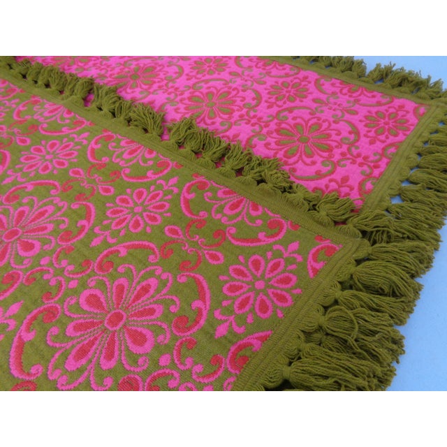 Large Barocco World Creations Wool Bedspread by Bolis, Italy, 1970s For Sale - Image 16 of 18