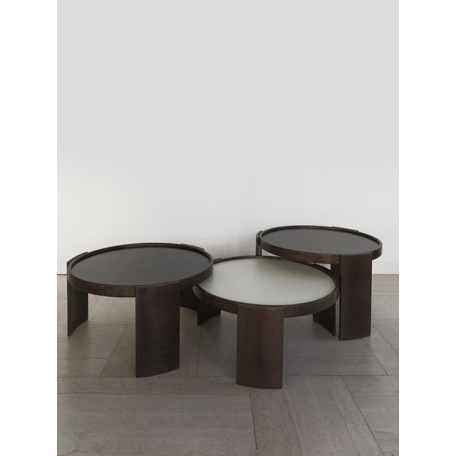 Mid-Century Modern Model 780 Nesting Coffee Tables by Gianfranco Frattini for Cassina, Italy, 1960s, Set of 3 For Sale - Image 3 of 15