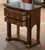 19th Century French Empire Marble Top Mahogany Bedside Table With Drawers For Sale In Dallas - Image 6 of 8