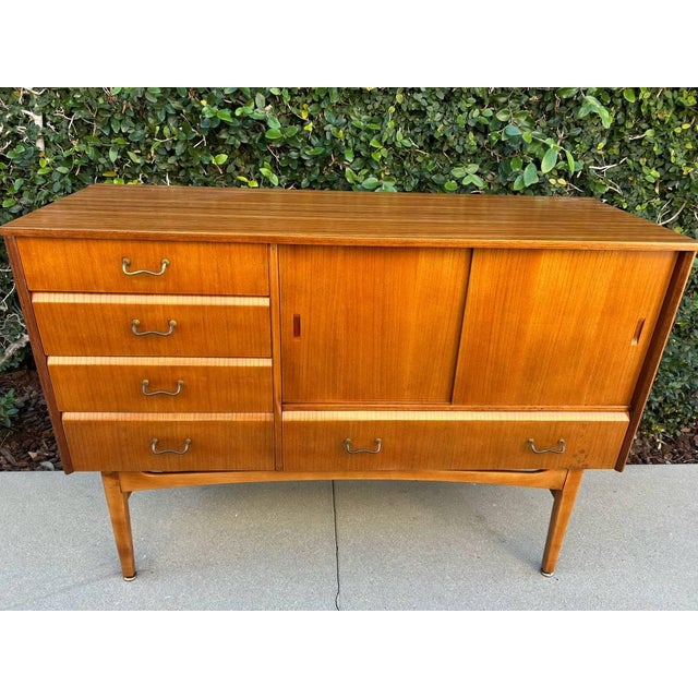 1950s Mid Century Modern Sideboard/Credenza by Nathan For Sale - Image 5 of 17