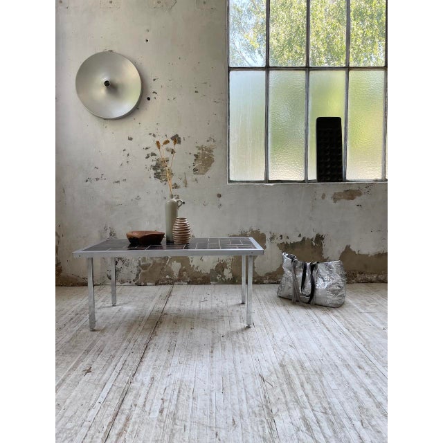 Chrome and Tiled Coffee Table, 1950s For Sale - Image 11 of 18