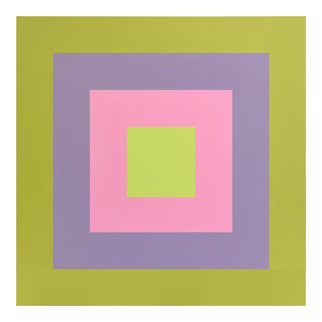Contemporary Abstract Acrylic on Stretched Canvas "Colour Orb 15" by Brent Hallard For Sale