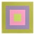 Contemporary Abstract Acrylic on Stretched Canvas "Colour Orb 15" by Brent Hallard For Sale