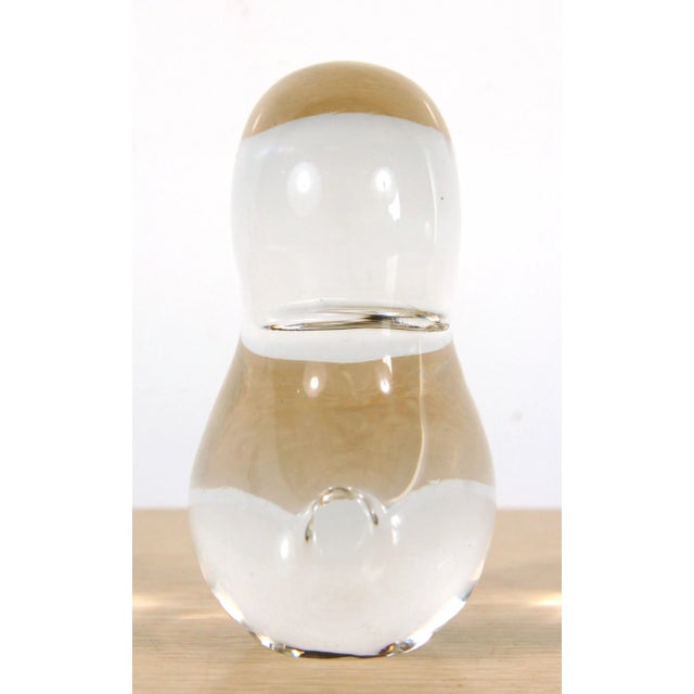 Figurative Vintage Mid Century Art Glass Duckling Figure For Sale - Image 3 of 7