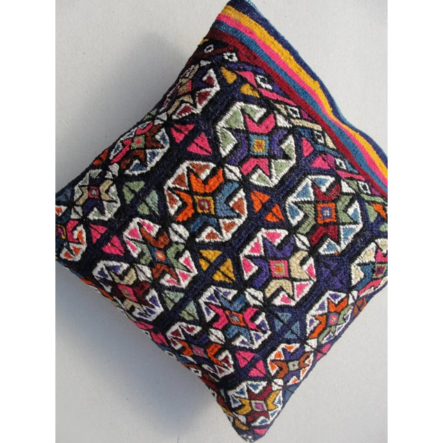 Textile Kilim Rug Pillow For Sale - Image 7 of 11