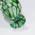 Antique Millefiori Vase Green With Handles, Fratelli Toso Murano Ca. 1920s For Sale - Image 6 of 7