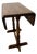 Vintage Drop-Leaf Accent Table From the Highly Collectible "Diplomat" Collection by the Brandt Furniture Excellent Condition For Sale