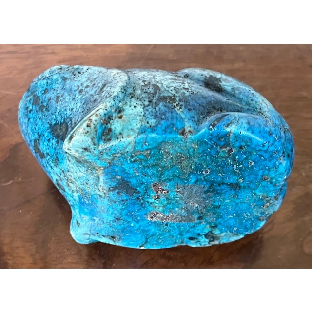 Carved Turquoise Frog Fetish For Sale - Image 12 of 12