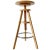Wood Vintage Adjustable Stool in Wood For Sale - Image 7 of 7