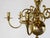 Dutch Brass Rembrandt Chandelier with Six Arms, 1940s For Sale - Image 3 of 8