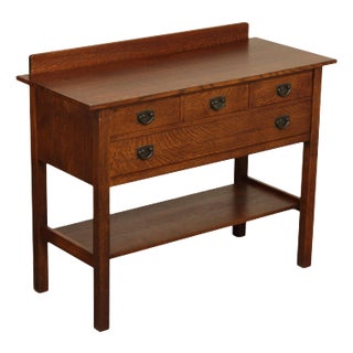 Stickley Mission Collection Oak Sideboard For Sale