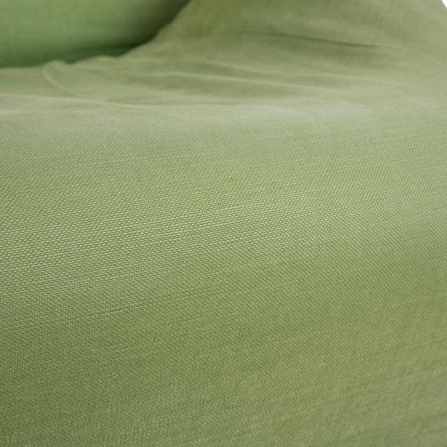 Green Wink Fabric Chair by Toshiyuki Kita for Cassina For Sale - Image 8 of 18