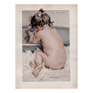 Marguerite Delorme, La Poupée, Nude, 1899, Original Lithograph For Sale