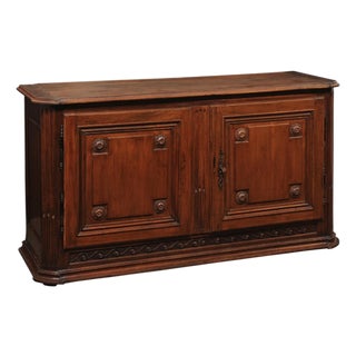 Early 19th C. Italian Two-Door Credenza For Sale