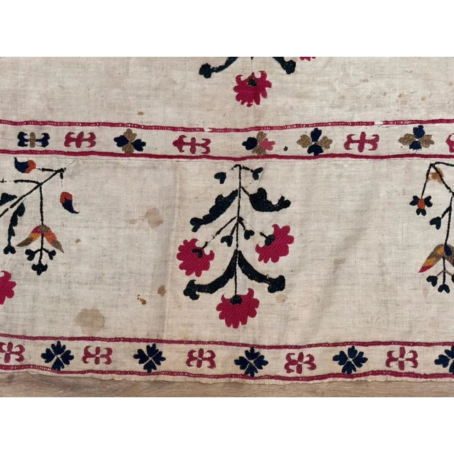 An Uzbek Suzani, Nurata Region, C. 1850 For Sale - Image 4 of 6