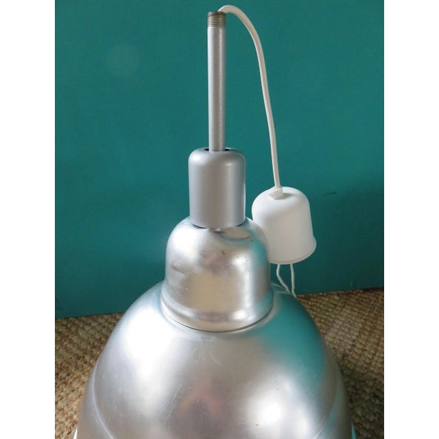 1950s Industrial French Pendant Lights, 1950s, Set of 2 For Sale - Image 5 of 6