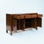 Wood Transitional Cherry Wood Sideboard with Brass Geometric Hardware, 1980s For Sale - Image 7 of 18