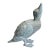 Antique Zinc Garden Duck Statue For Sale
