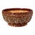 Vintage Studio Pottery Bowl With Brown Speckled Drip Glaze | Sculptural Ceramic For Sale