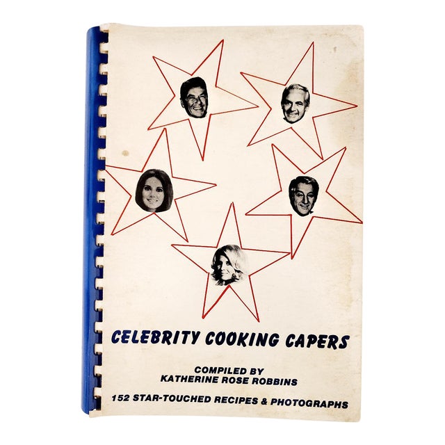 1970s Hollywood Celebrity Cookbook, Vintage For Sale