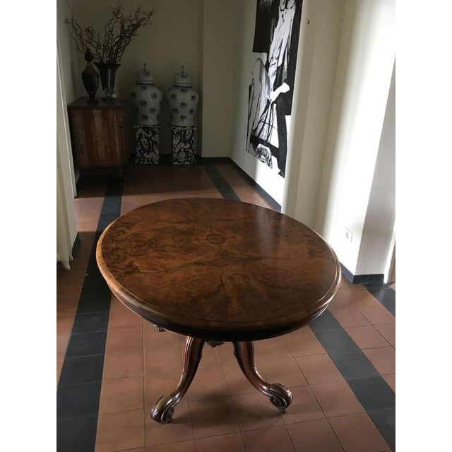 Victoria Walnut Tilt Top Table attributed to Filmer For Sale - Image 3 of 18