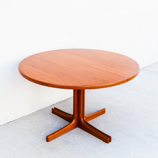 Mid-Century Modern 1960s Restored Swedish Mid Century Modern Teak Extension Dining Table Attributed to Joc For Sale - Image 3 of 13