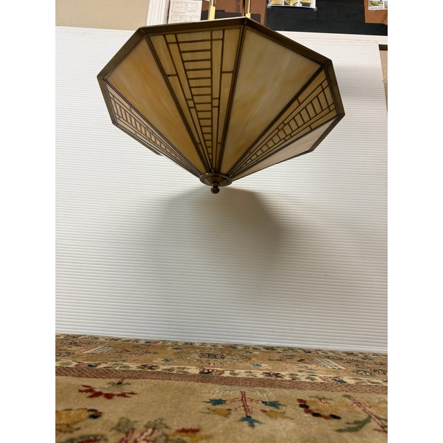 2000 - 2009 Fredrick Ramond Arts & Craftsman Style Pendant For Sale - Image 5 of 12