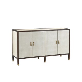 Currey & Company Evie Shagreen Credenza For Sale