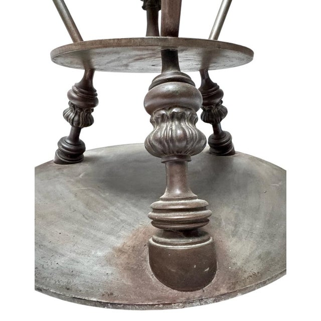 Hollywood Regency Center Tables with Glass Tops, 1980s, Set of 2 For Sale - Image 9 of 10