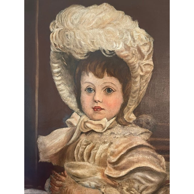 This oil painting is a reproduction of "Quite Ready", a famous late 19th century painting by the English artist Philip R....