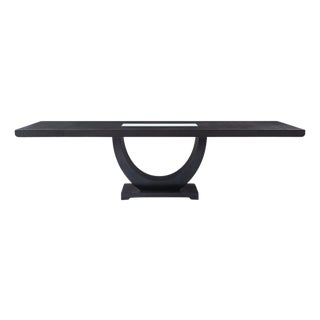 Modern Greg Sheres Style Wenge Oak Extension Dining Table For Sale