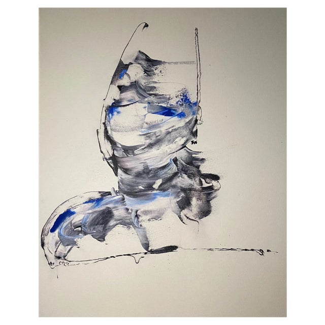 Stefano, Samuraï, Oil on Canvas, 2023 For Sale