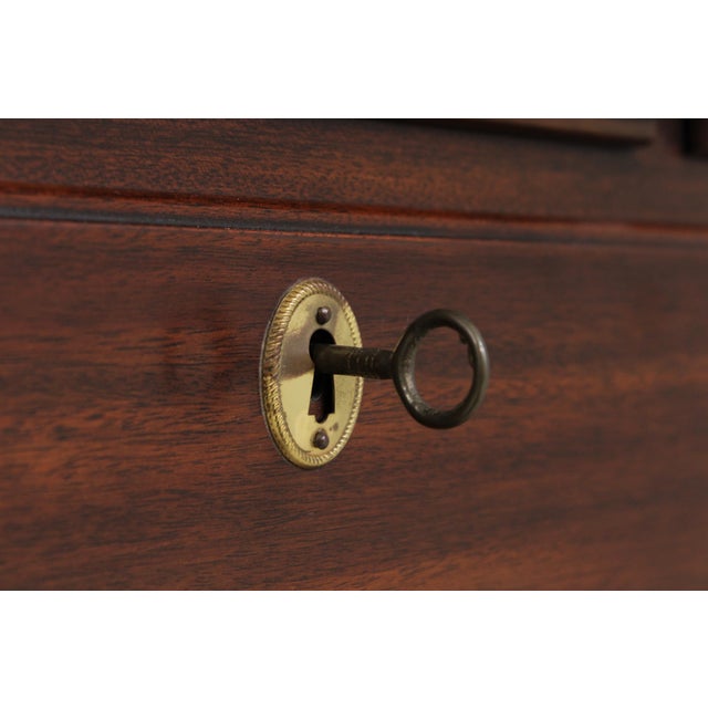 Henkel Harris Mahogany 4 Door China Cabinet For Sale - Image 10 of 18