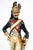 Ceramic Antique 20th Century Polychrome Capodimonte Porcelain Sculptures Depicting Napoleonic Soldiers, Naples, Set of 3 For Sale - Image 7 of 9
