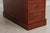 Reprodux English Yew Wood Green Leather Top Desk For Sale - Image 17 of 18