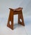 An impressive Swedish modern example of brutalist design in solid pine wood. This iconic sculptural stool was created by...