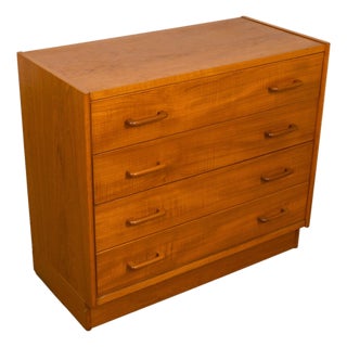 Mid Century Teak Chest of Drawers For Sale