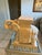 Vintage ceramic white elephant garden stool