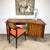 Mid Century Modern Walnut Tambour Door Writing Desk & Chair Trapezoidal Top For Sale - Image 12 of 12