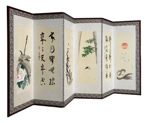 Japanese Folding Screen, 1950s