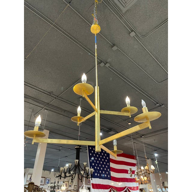 Kate Spade Walker Medium Two Tier Gold Chandelier Chairish