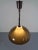 Stilux ceiling lamp made of brown and white plastic from the 1960s. The height of the lamp can be adjusted as desired via...