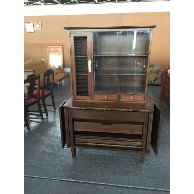 Brown Extension Dining Table 1960's Extensole Mid Century Modern For Sale - Image 8 of 12