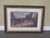 White Large "Hunt Scene" Decorative Framed & Matted Print For Sale - Image 8 of 8