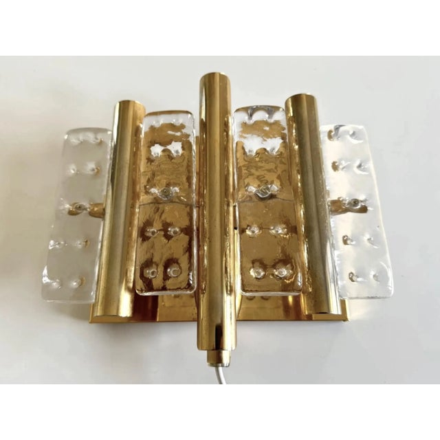 Mid-Century Modern Swedish Crystal Wall Sconce from Orrefors, 1960 For Sale - Image 9 of 9