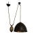 Barry Dixon for Arteriors Egg Drop Mini Pendant For Sale