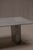 Architectural White Marble Dining Table, 1970s For Sale - Image 4 of 17