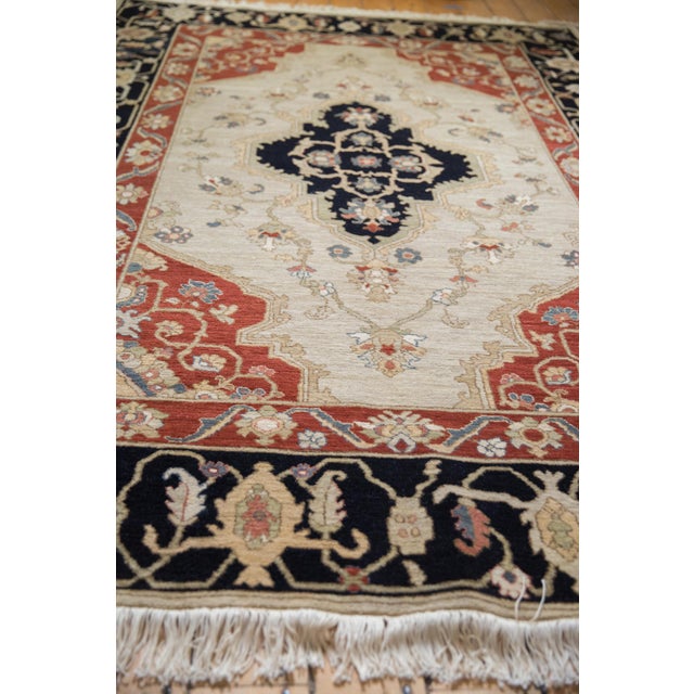Vintage Armenian Serapi Design Rug - 6'2" X 9'1" For Sale - Image 4 of 12