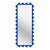 Light Blue Large Designer Entryway & Dressing Oberig 114 Mirror For Sale - Image 14 of 17